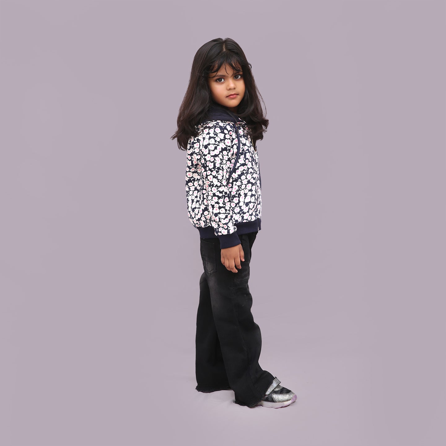 GIRLS ZIPPER HOODIE