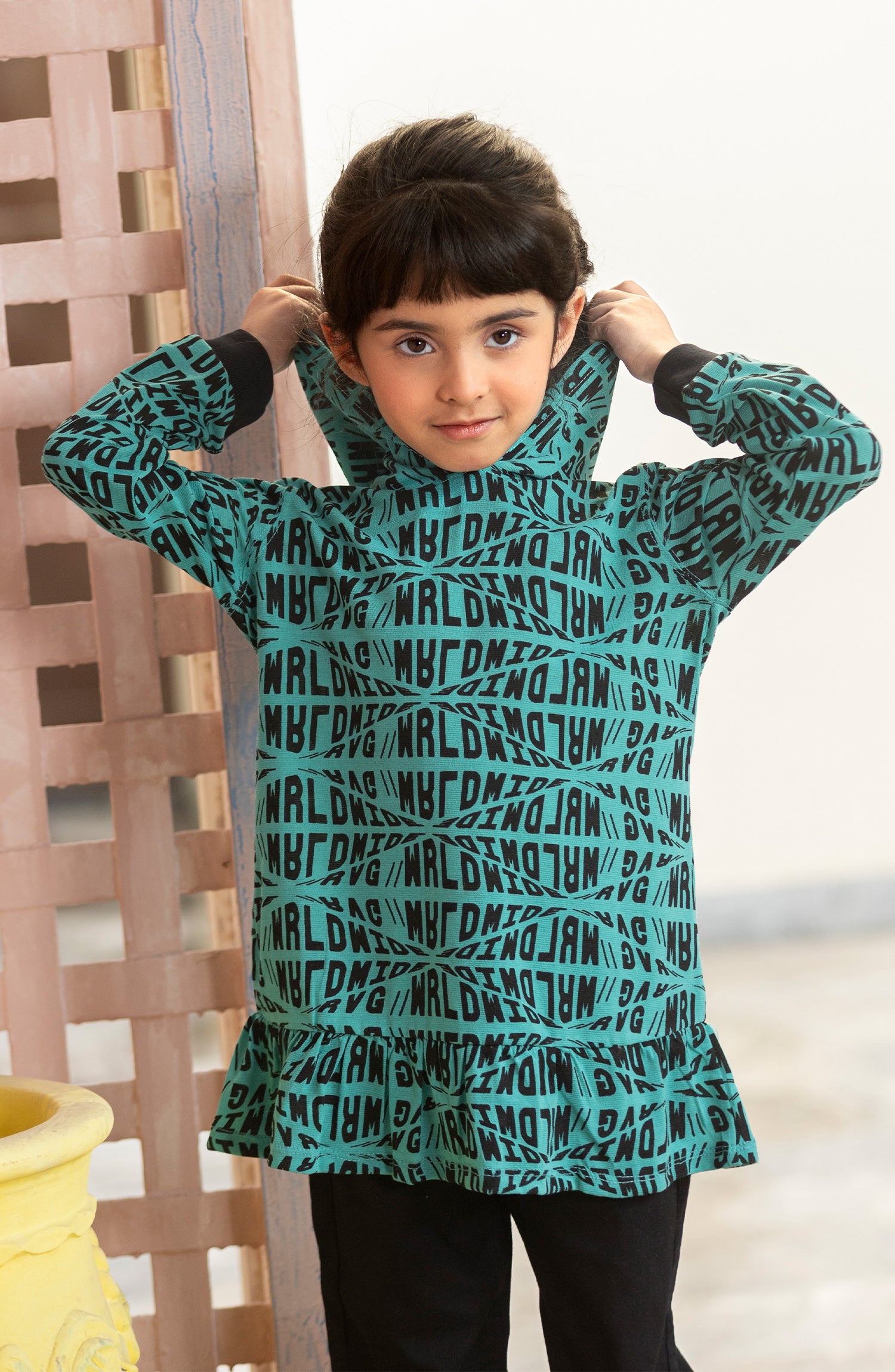 GIRLS HOOD SUIT F/S - Fig Kids 