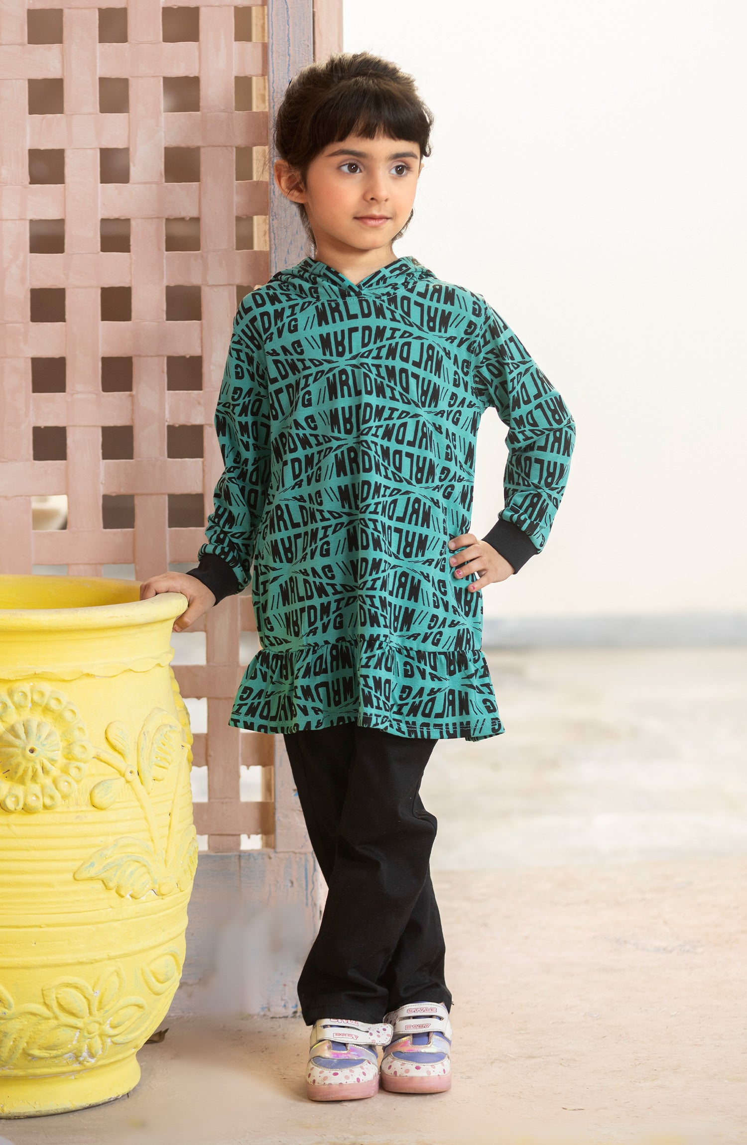 GIRLS HOOD SUIT F/S - Fig Kids 