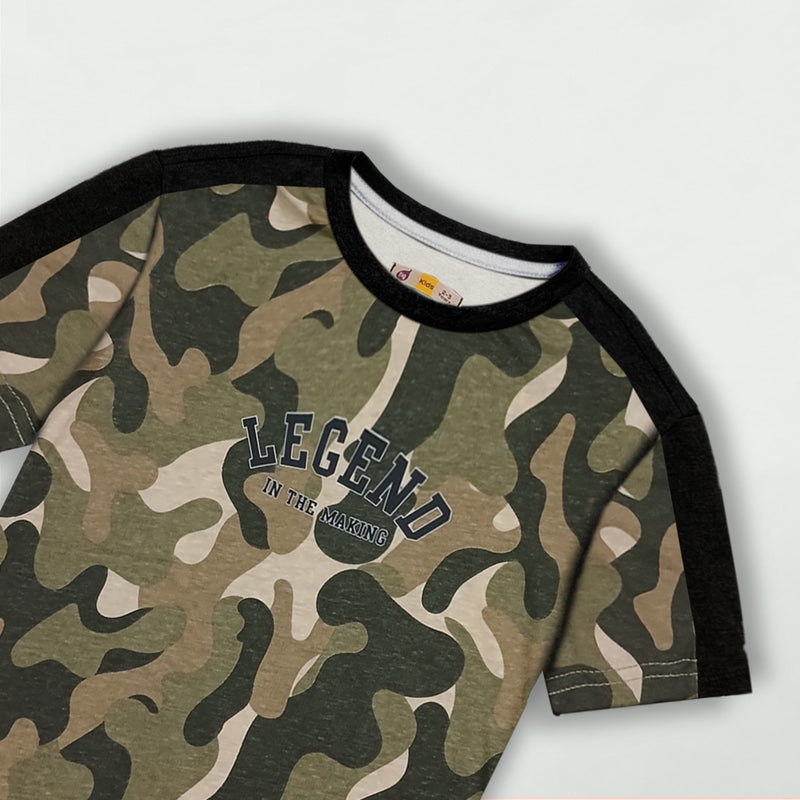 BOYS T-SHIRT/ARMY