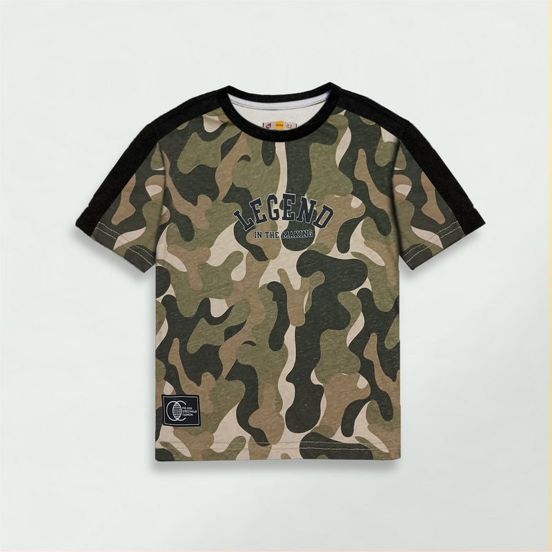 BOYS T-SHIRT/ARMY