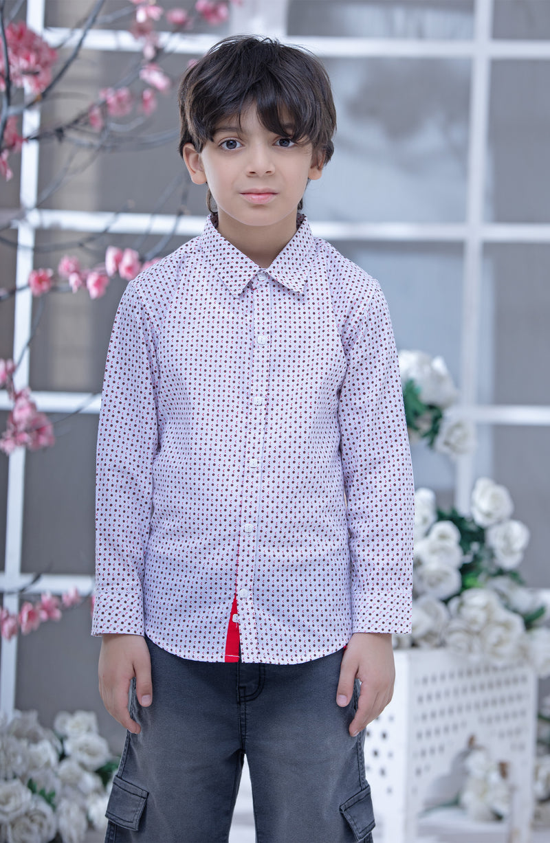 CASUAL SHIRT POLKA F/S