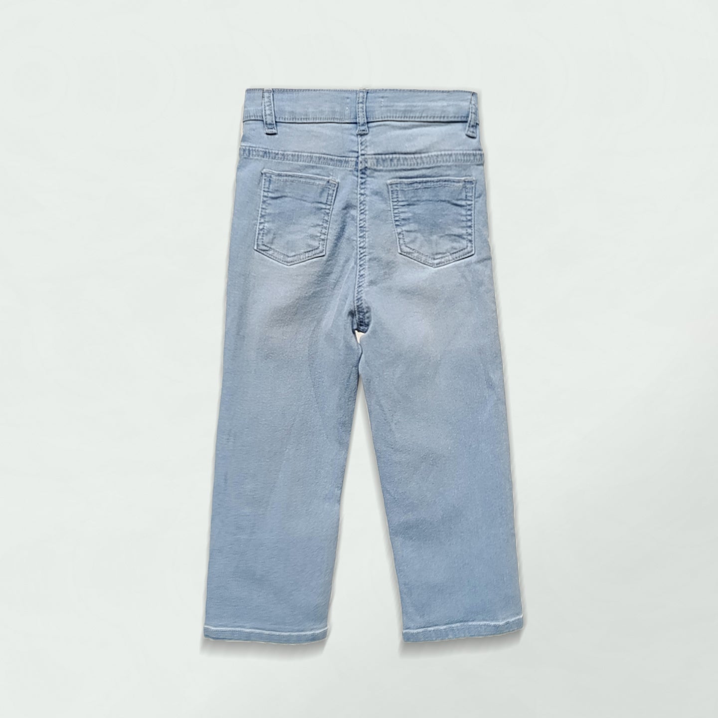 GIRLS DENIM PANT SKY