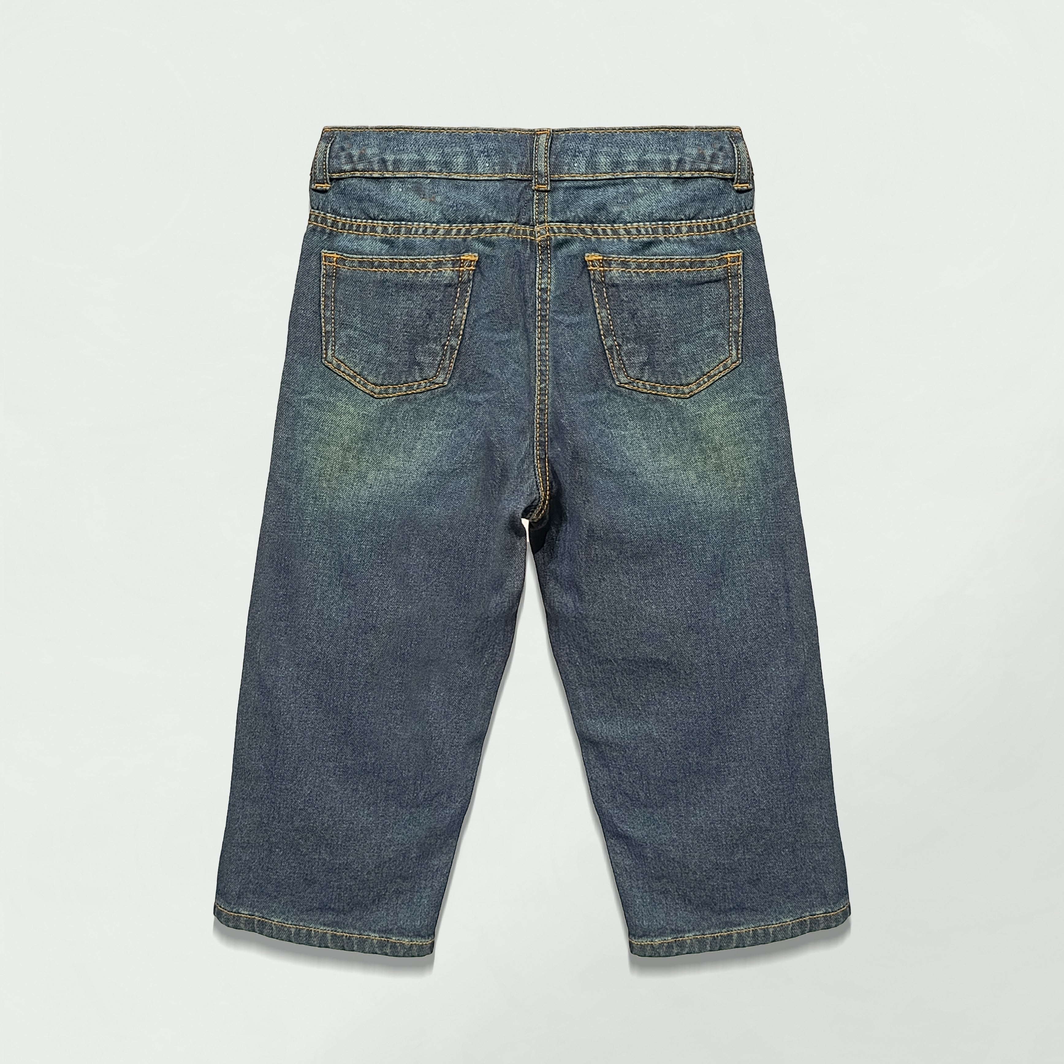 GIRLS  DENIM PANT BLUE