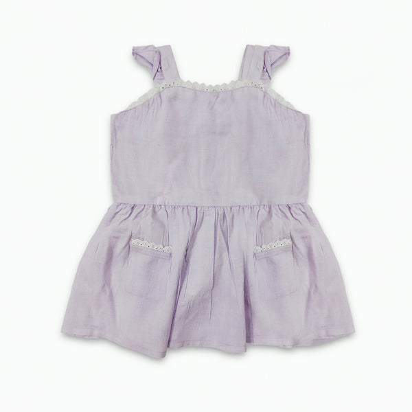 PURPLE RUFFLE TOP