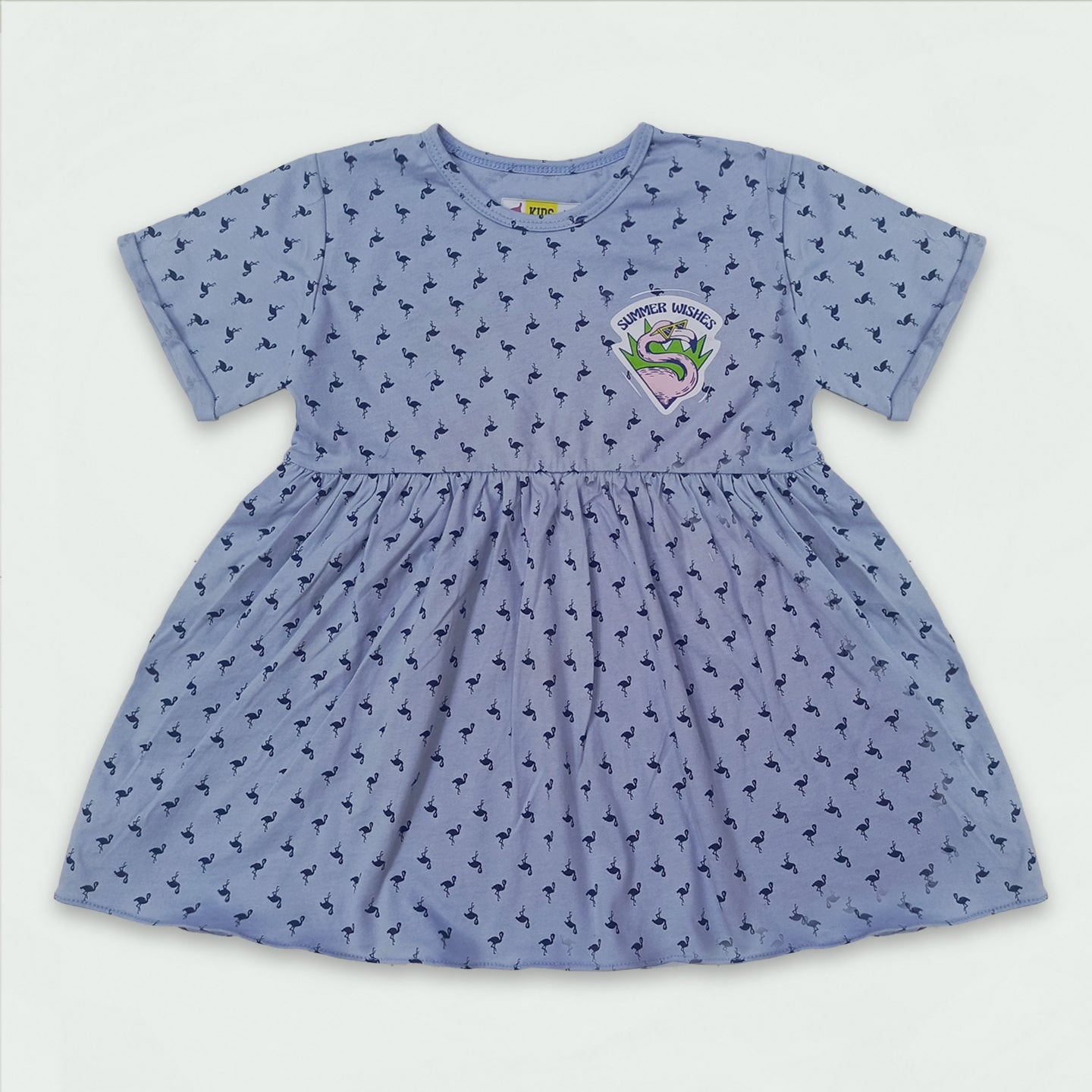 GIRLS FROCK PRINTED.